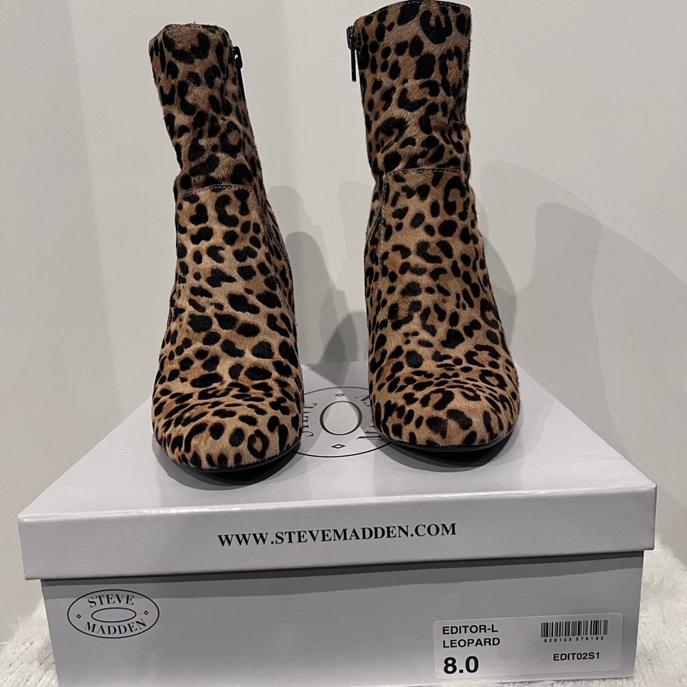 STEVE MADDEN Editor Boot Leopard - image 5